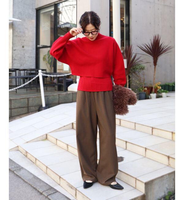  「ストレッチ裏起毛イージーパンツ」|その他|