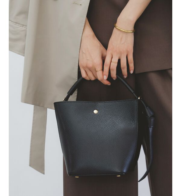  「MILLELA FIRENZE 2WAYバケツバッグ」|ショルダー・メッセンジャー|ブラック