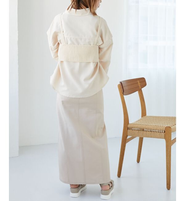 MAJESTICLEGON「ビスチェset肩あきシャツ」|シャツ・ブラウス|