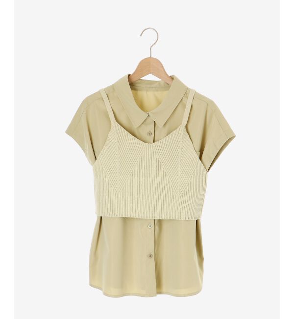 MAJESTICLEGON「ビスチェset肩あきシャツ」|シャツ・ブラウス|