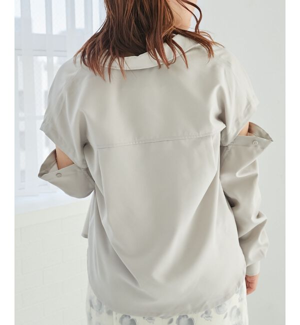 MAJESTICLEGON「ビスチェset肩あきシャツ」|シャツ・ブラウス|
