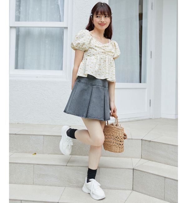 MAJESTICLEGON「ボックスプリーツミニスカパン」|その他|