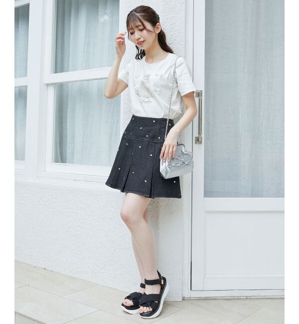 MAJESTICLEGON「ボックスプリーツミニスカパン」|その他|