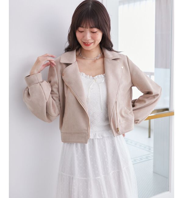  「カップ付きシャーリングキャミ」|キャミソール|