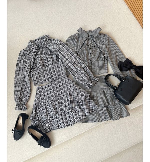  「デコルテオープン長袖ブラウス」|シャツ・ブラウス|