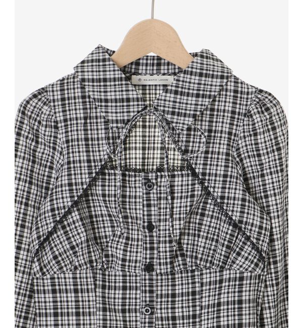  「デコルテオープン長袖ブラウス」|シャツ・ブラウス|