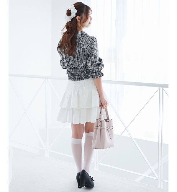  「デコルテオープン長袖ブラウス」|シャツ・ブラウス|