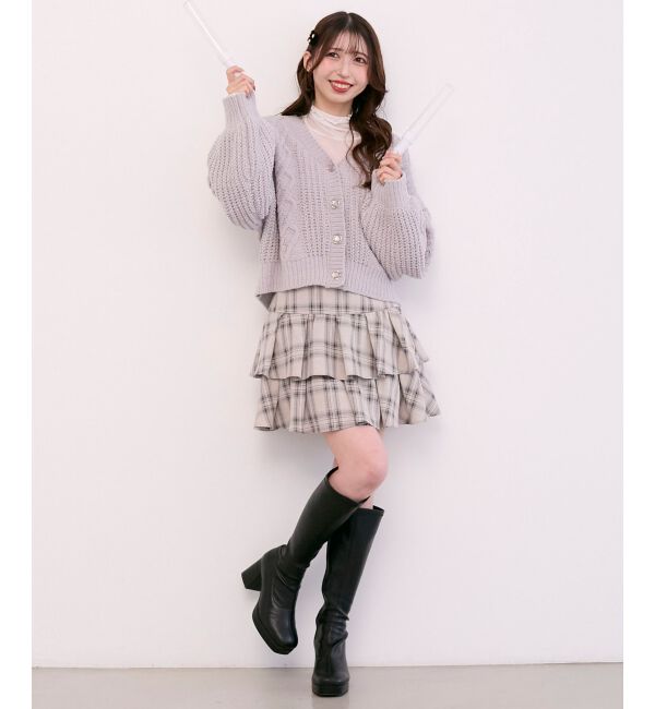  「ハートマシュマロモールカーディガン」|カーディガン|