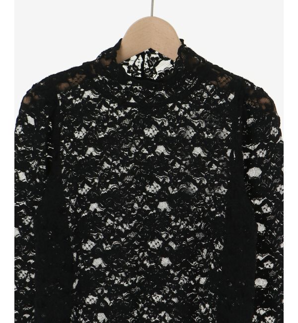  「レースハイネックトップス」|Tシャツ・カットソー|