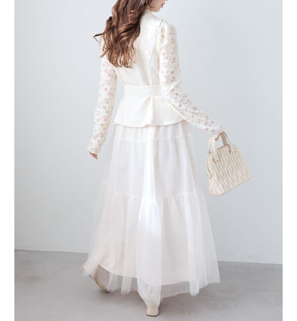  「レースハイネックトップス」|Tシャツ・カットソー|