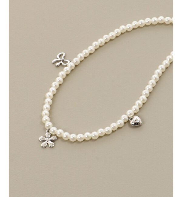  「アソートモチーフパールネックレス」|ネックレス|柄Ａ