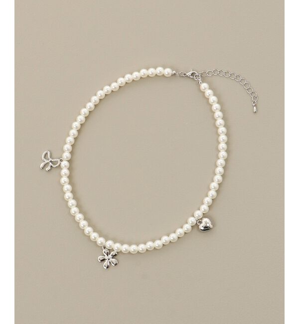  「アソートモチーフパールネックレス」|ネックレス|
