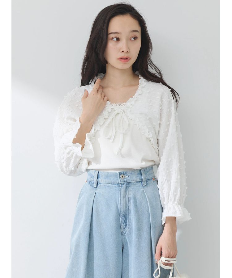 earth music&ecology「リボンホルターネックキャミソール」|インナー|