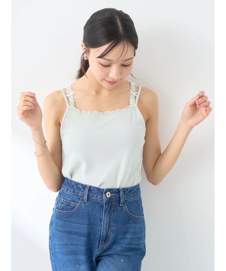 earth music&ecology「リボンホルターネックキャミソール」|インナー|