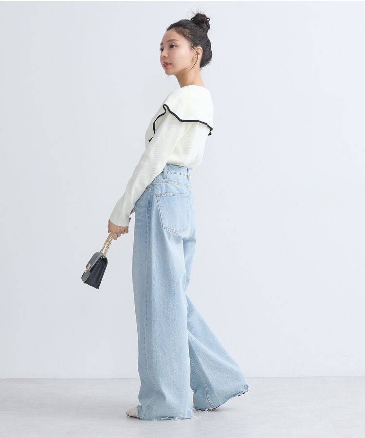 earth music&ecology「ビックカラーオフショルニットプルオーバー」|ニット・セーター|