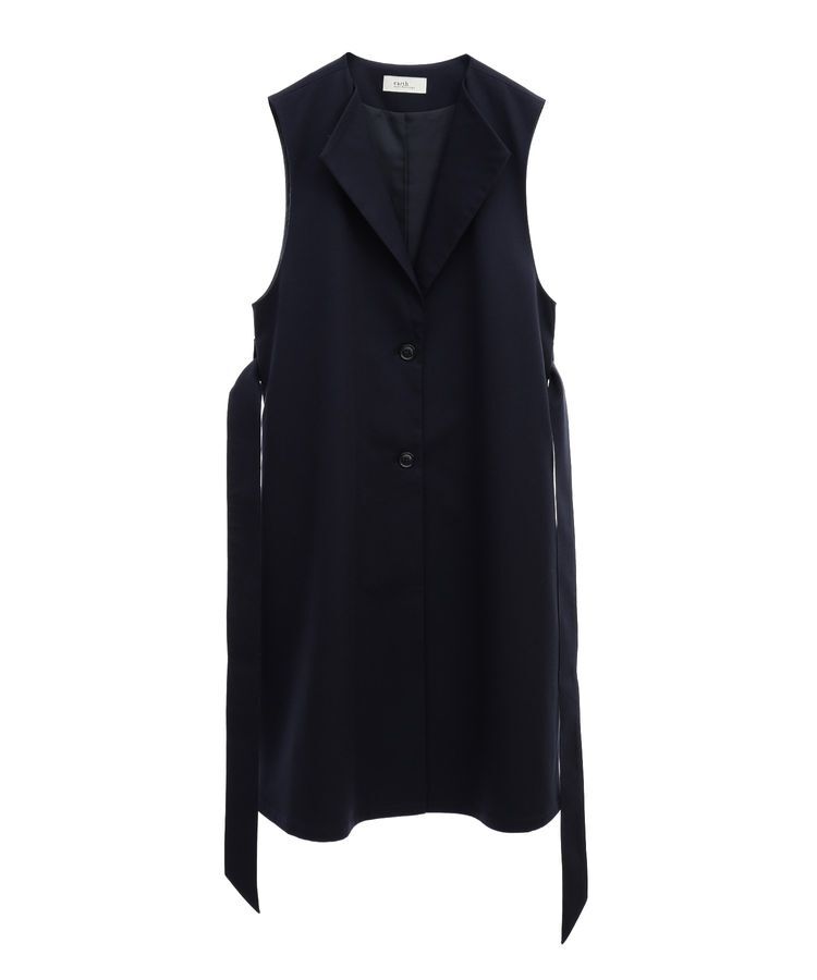 earth music&ecology「ミドル丈ジレ」|ベスト・ジレ|