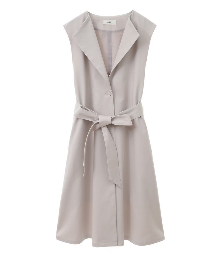 earth music&ecology「ミドル丈ジレ」|ベスト・ジレ|