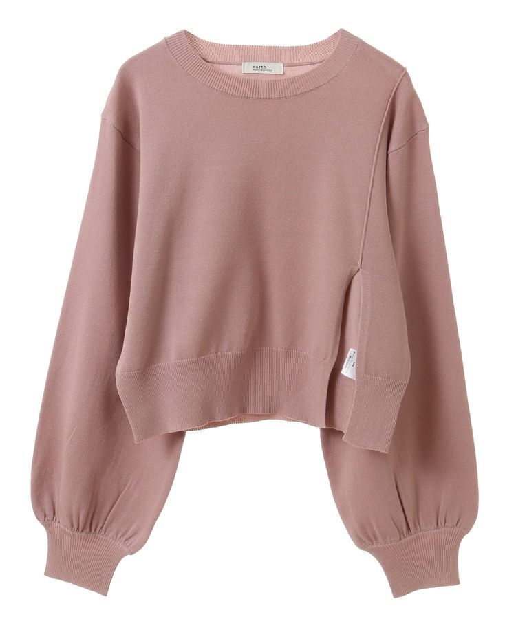 earth music&ecology「SET2点サイドスリットニット＋フレアタンク」|ニット・セーター|