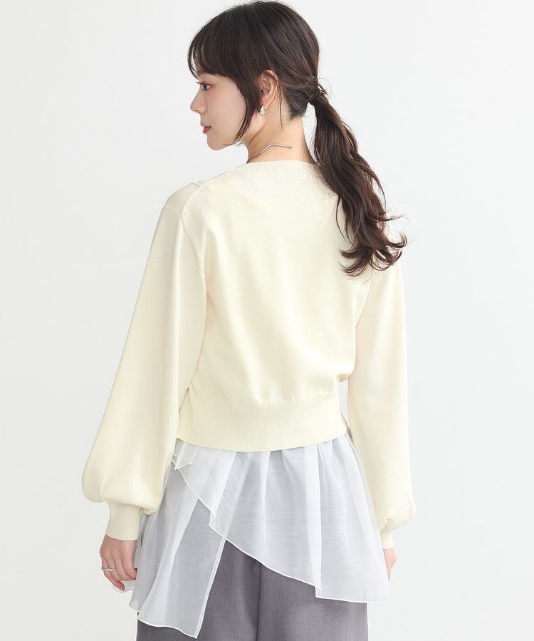 earth music&ecology「SET2点サイドスリットニット＋フレアタンク」|ニット・セーター|