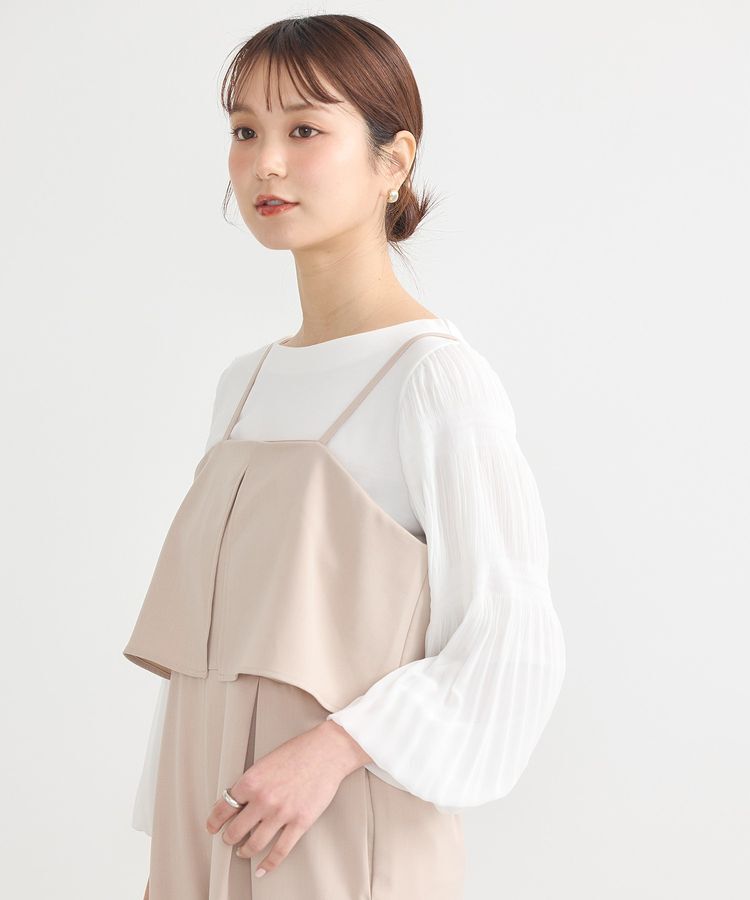 earth music&ecology「マジョリカプリーツプルオーバー」|Tシャツ・カットソー|