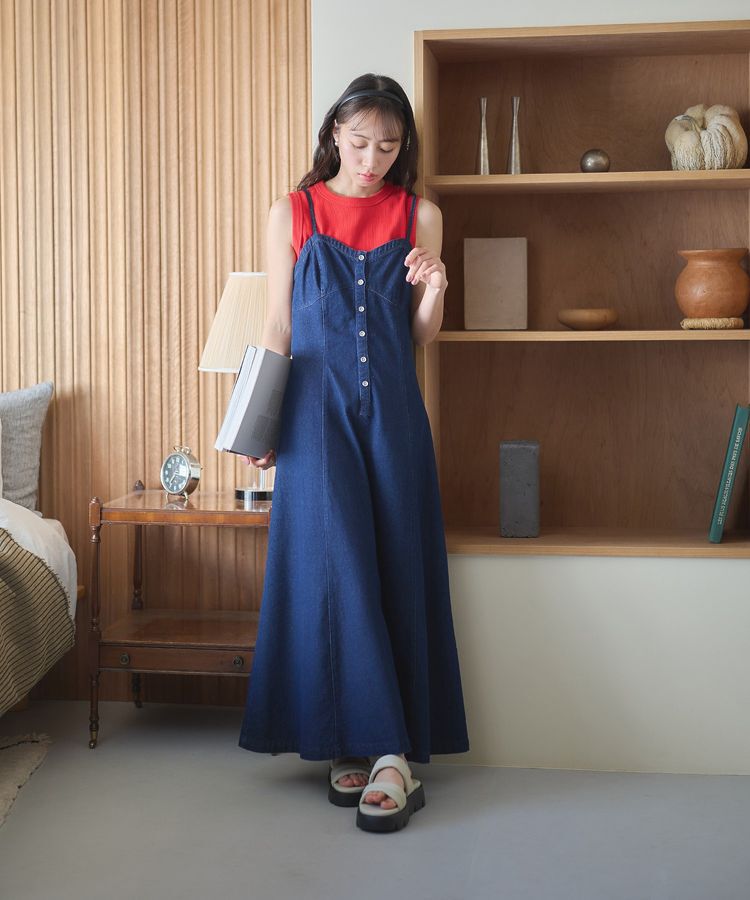 earth music&ecology「リブタンクトップ」|キャミソール|