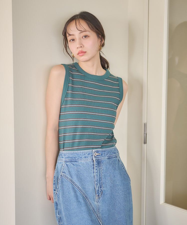 earth music&ecology「リブタンクトップ」|キャミソール|