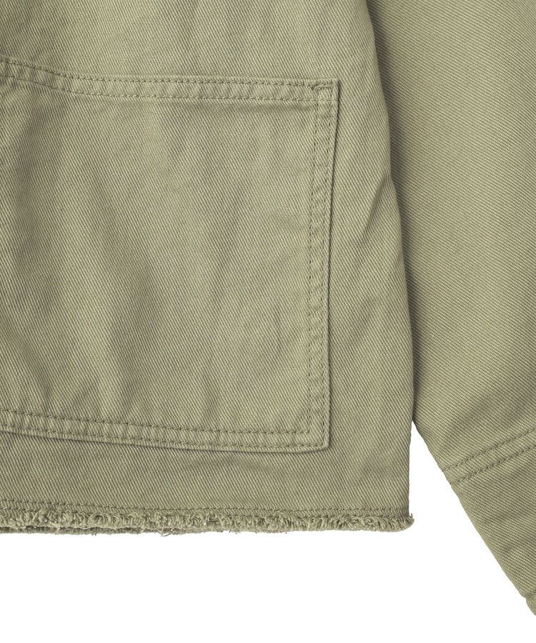 earth music&ecology「ノーカラーカバーオール」|テーラードジャケット|