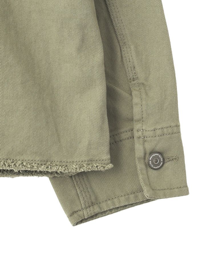 earth music&ecology「ノーカラーカバーオール」|テーラードジャケット|