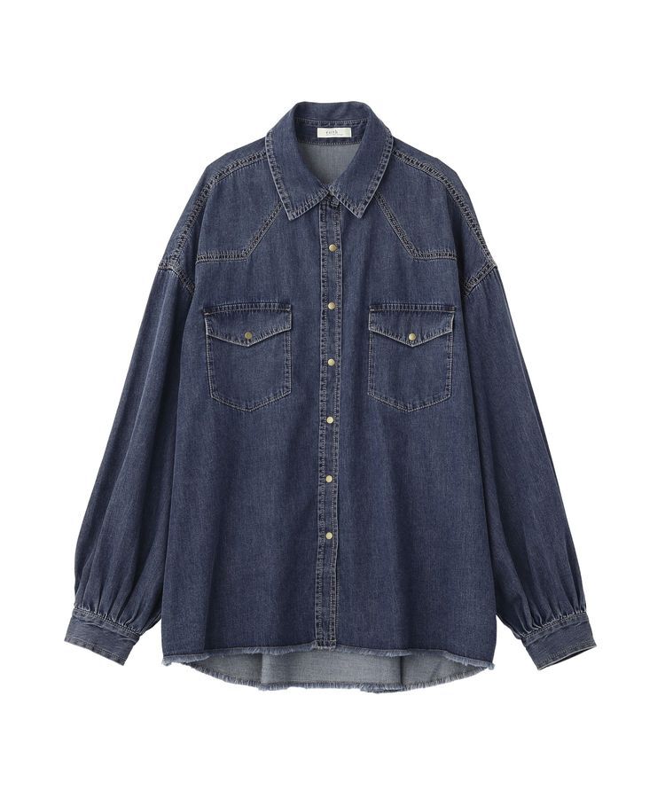 earth music&ecology「ウエスタンデニムシャツ」|シャツ・ブラウス|