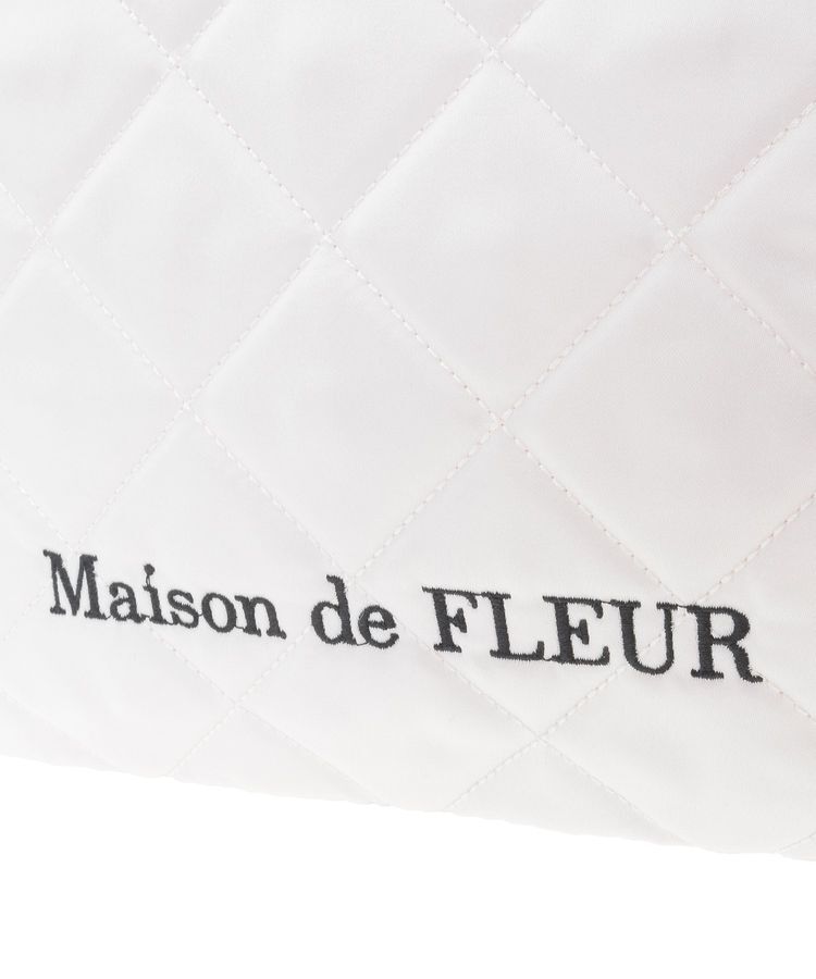 Maison de FLEUR「コットンフリルスクエアトート」|トートバッグ|