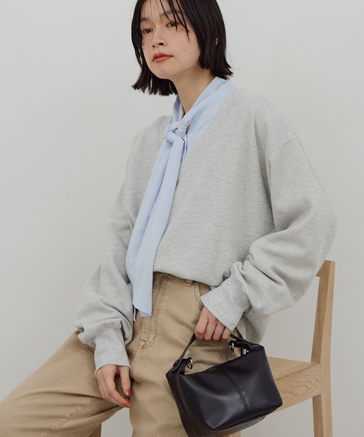 AMERICAN HOLIC「【イージーケア】ナロータイブラウス」|シャツ・ブラウス|