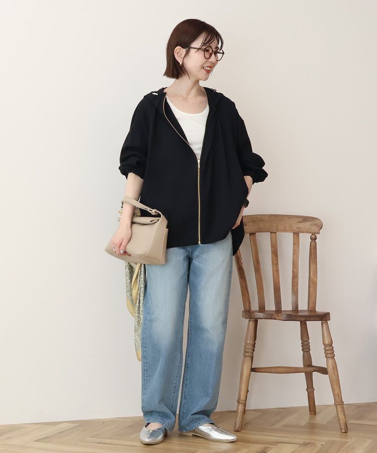 AMERICAN HOLIC「【接触冷感】フーディーシアーブルゾン」|ブルゾン・スタジャン|