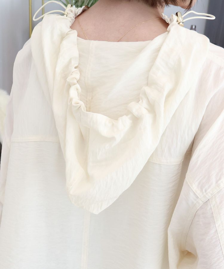 AMERICAN HOLIC「【接触冷感】フーディーシアーブルゾン」|ブルゾン・スタジャン|