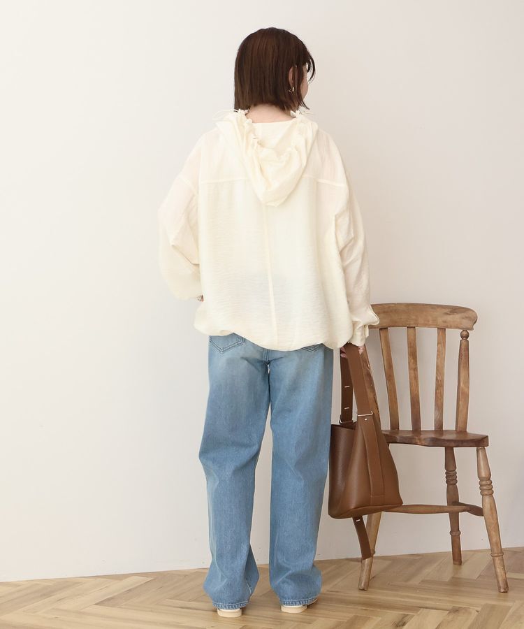 AMERICAN HOLIC「【接触冷感】フーディーシアーブルゾン」|ブルゾン・スタジャン|