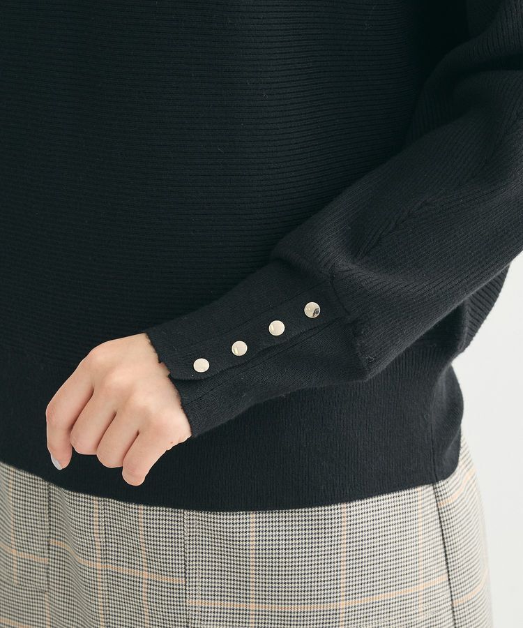 Green Parks「もちやわ袖釦ドルマンニットプルオーバー」|ニット・セーター|