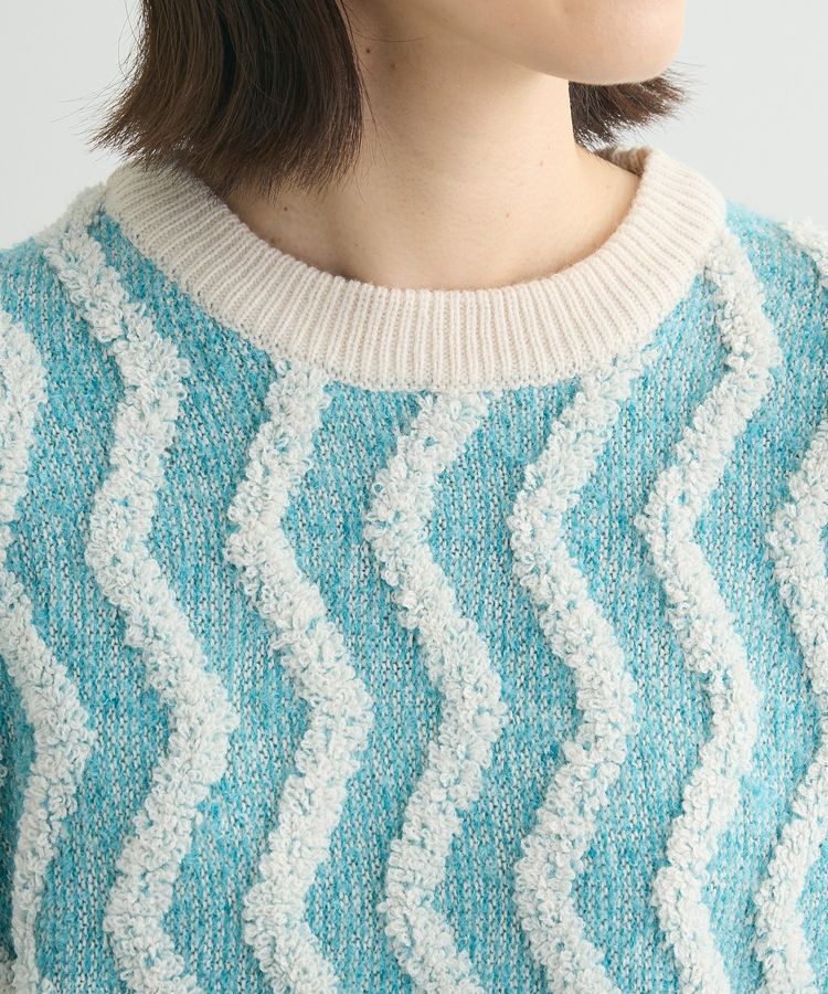 Green Parks「・ELENCARE DUE ブークレナミナミニット」|ニット・セーター|