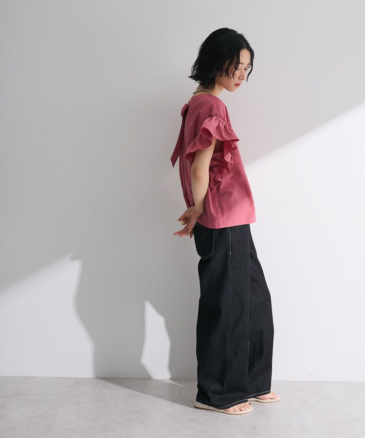 Green Parks「・ELENCARE DUE バックリボンブラウス」|シャツ・ブラウス|