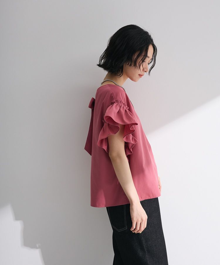 Green Parks「・ELENCARE DUE バックリボンブラウス」|シャツ・ブラウス|