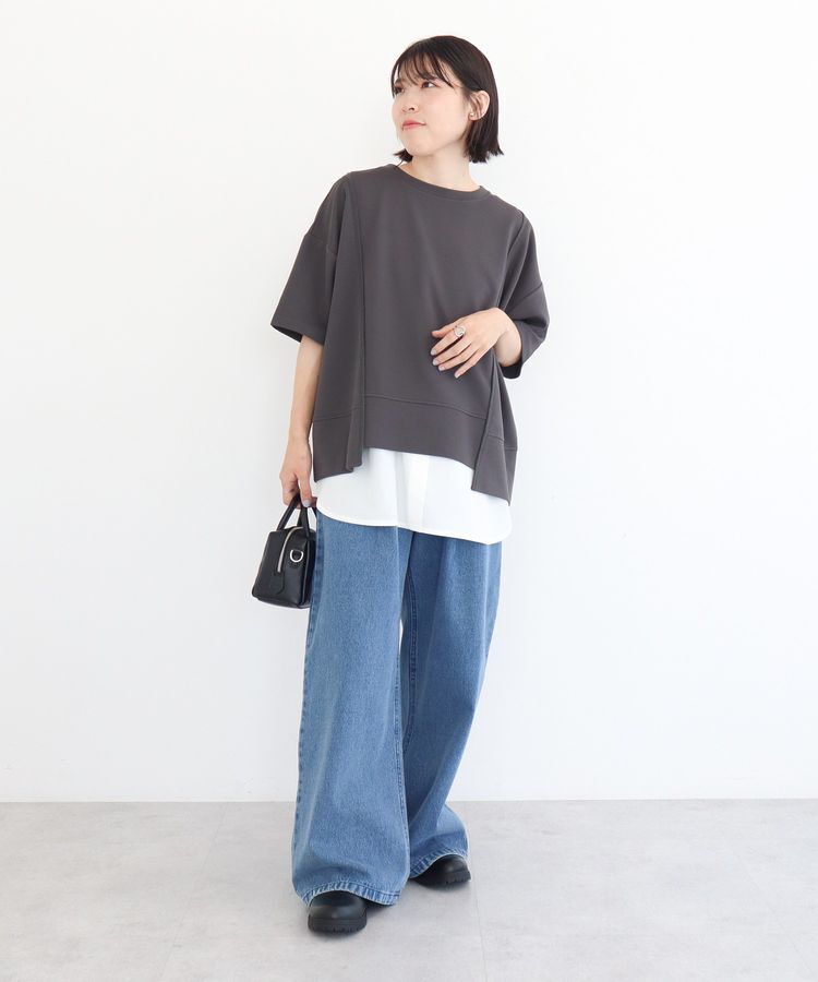 Green Parks「テープパイピングリップルプルオーバー」|Tシャツ・カットソー|