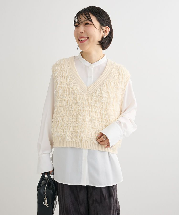 Green Parks「ループニットベスト」|ベスト・ジレ|