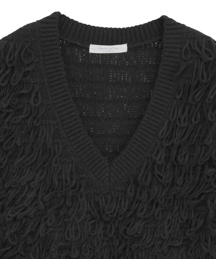 Green Parks「ループニットベスト」|ベスト・ジレ|