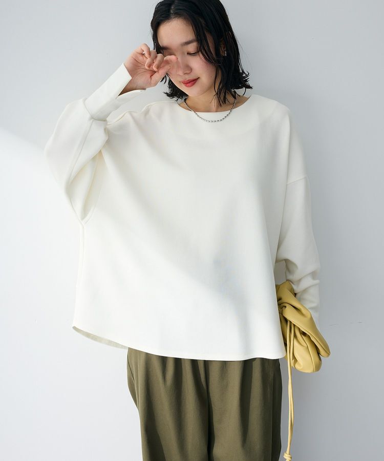 Green Parks「袖スリットカットプルオーバー」|Tシャツ・カットソー|Off White