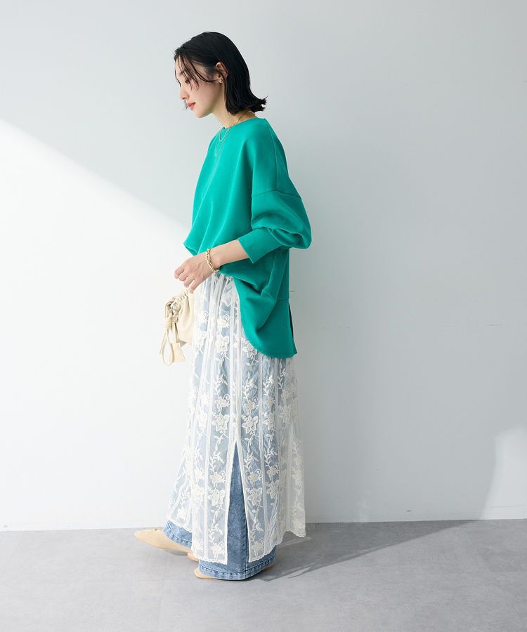 Green Parks「袖スリットカットプルオーバー」|Tシャツ・カットソー|