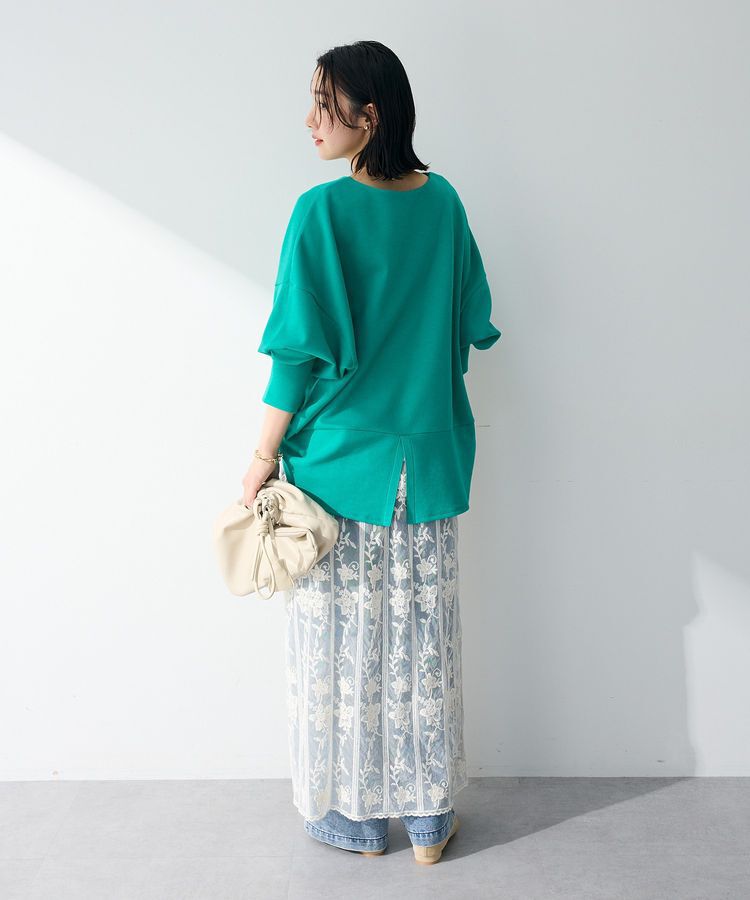 Green Parks「袖スリットカットプルオーバー」|Tシャツ・カットソー|