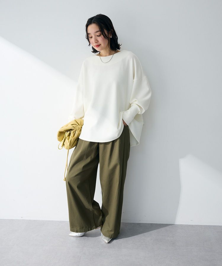 Green Parks「袖スリットカットプルオーバー」|Tシャツ・カットソー|