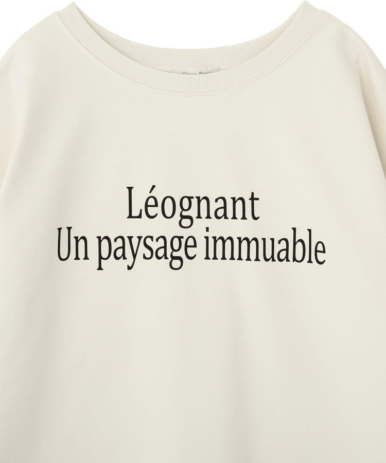 Green Parks「七分袖ロゴ裏毛プルオーバー」|Tシャツ・カットソー|