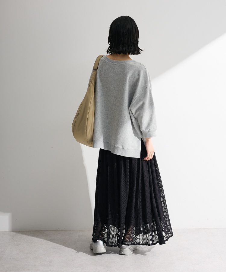 Green Parks「七分袖ロゴ裏毛プルオーバー」|Tシャツ・カットソー|