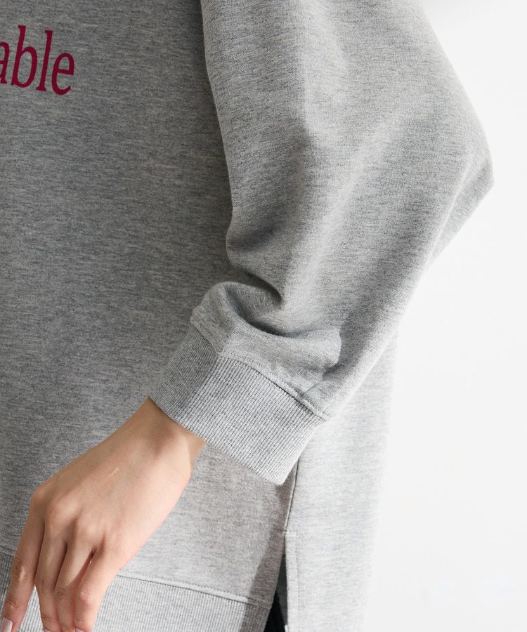 Green Parks「七分袖ロゴ裏毛プルオーバー」|Tシャツ・カットソー|