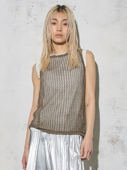 GARAGE OF GOOD CLOTHING「メッシュノースリーブプルオーバー」|Tシャツ・カットソー|