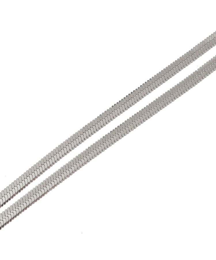 GARAGE OF GOOD CLOTHING「STAINLESSヘリンボーンチェーンタイネックレス」|ネックレス|